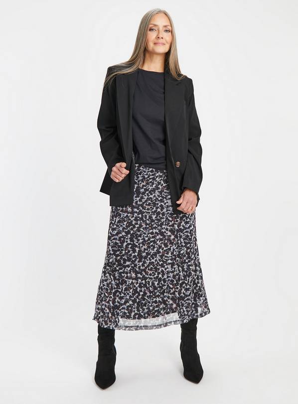 Leopard print outlet maxi skirt 20